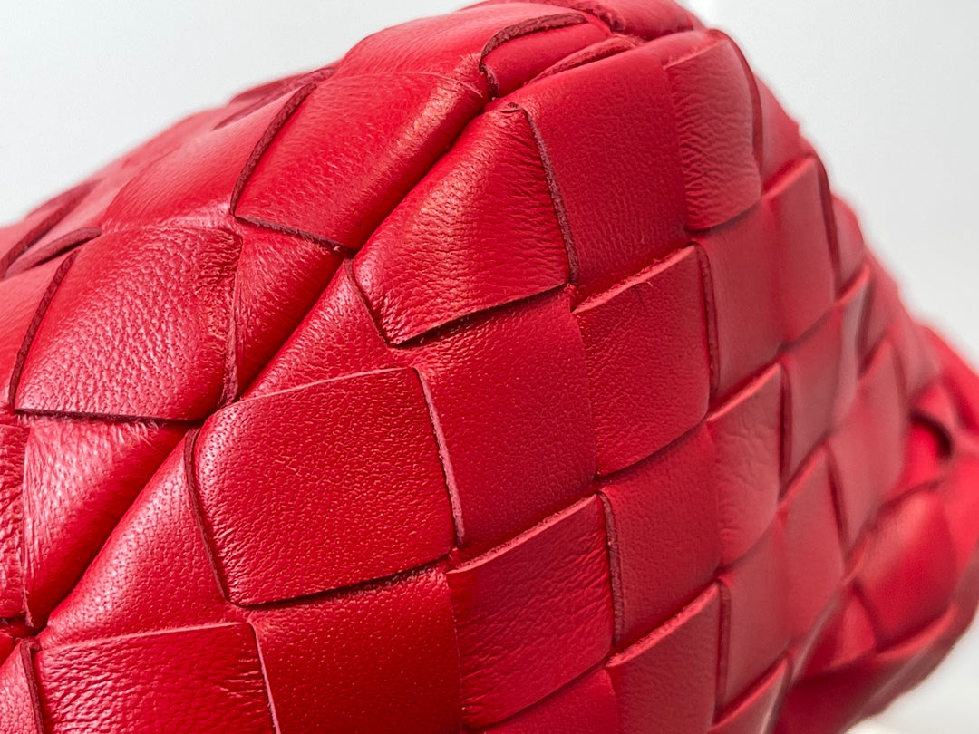 MINI JODIE 27 IN RED LAMBSKIN
