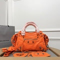 NEO CAGOLE 26 IN ORANGE LAMBSKIN