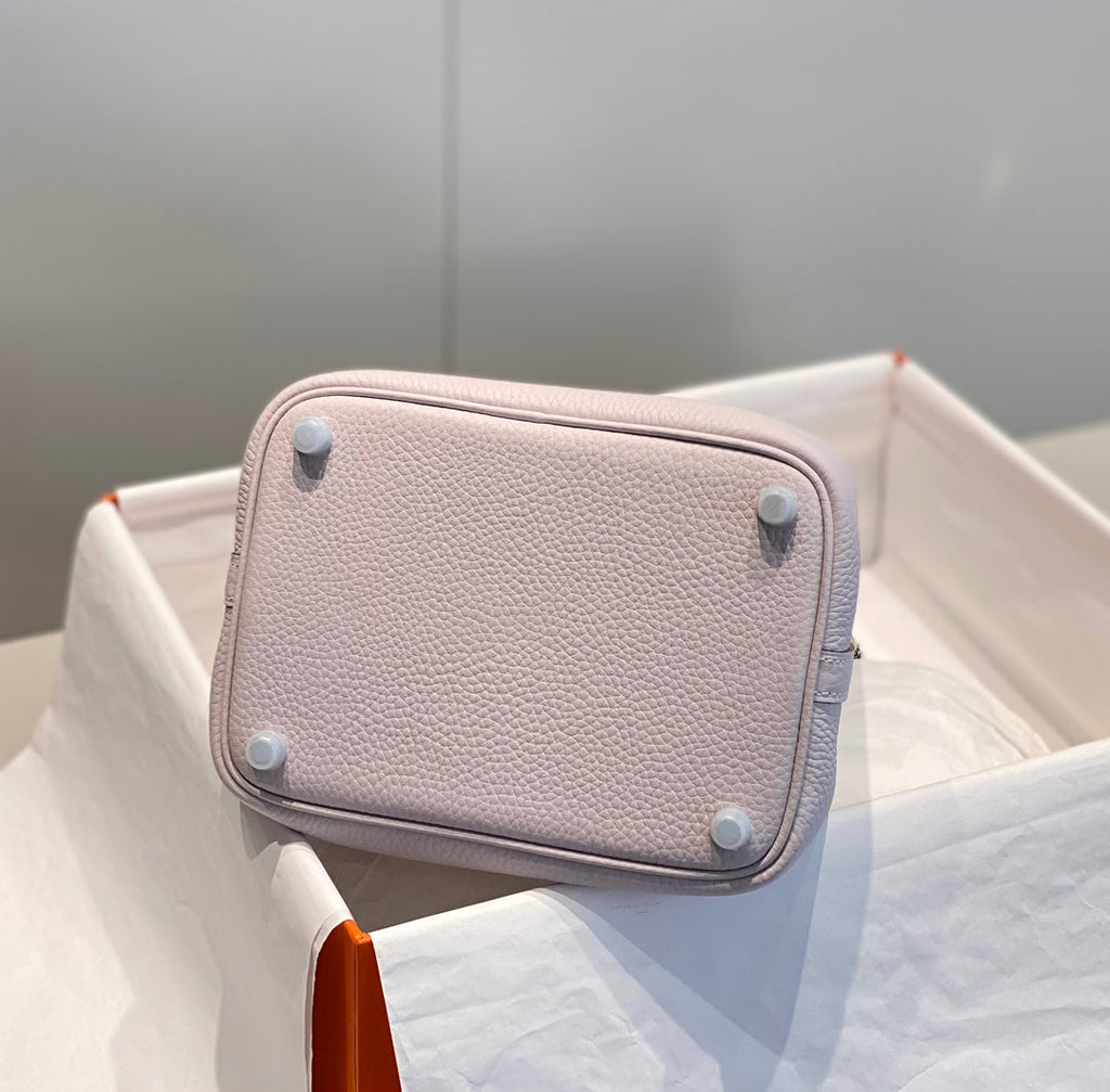 picotin lock 18 soft pink togo shw