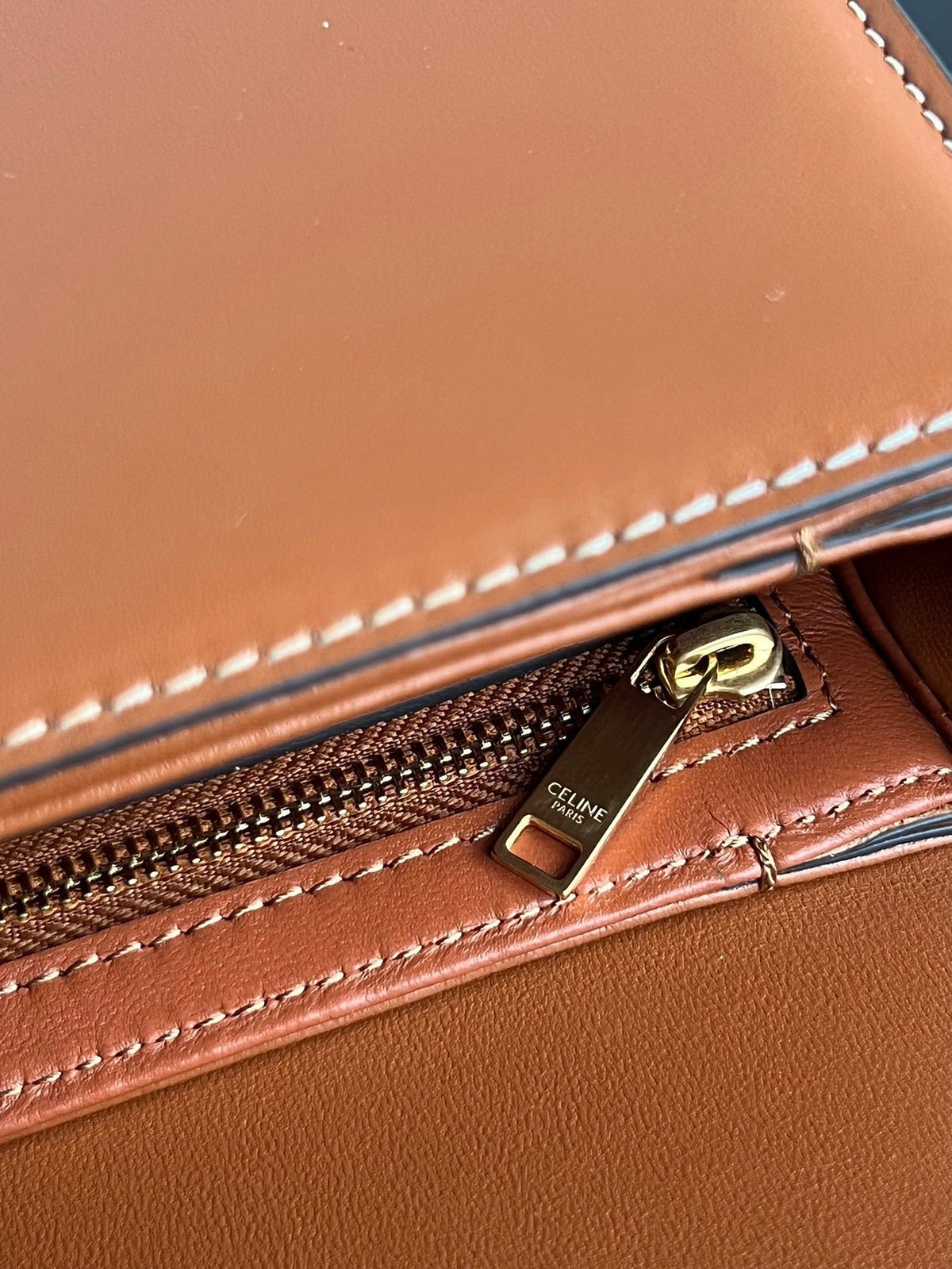 TRIOMPHE TEEN 22 CINNAMON BROWN COWHIDE