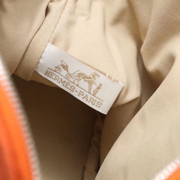 HERM Medium Bolide Travel Case In Orange Cotton