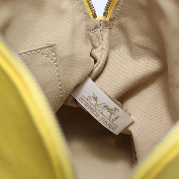 HERM Medium Bolide Travel Case In Yellow Cotton