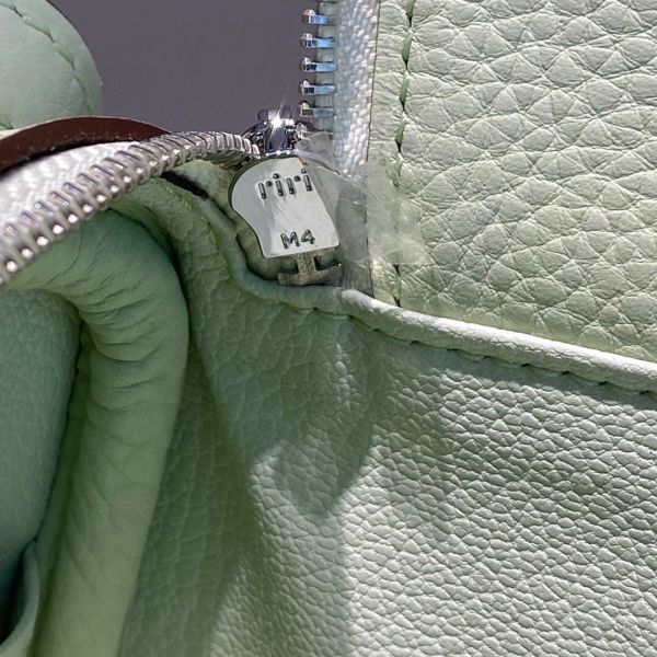 HERM Lindy Mini Bag In Vert Fizz Clemence Leather PHW
