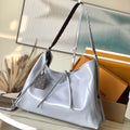 CARRYALL VIBE MM 39 IN TRIANON GRAY SHINY LAMBSKIN