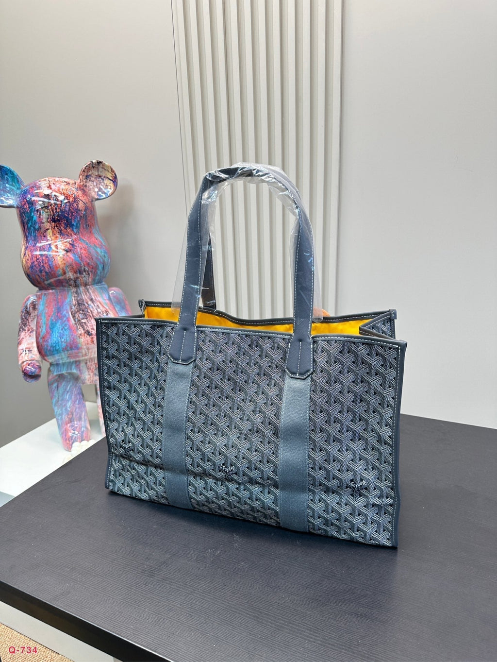 VILLETTE TOTE BAG 46 IN GREY GOYARDINE CANVAS