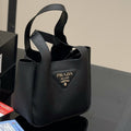 MINI HANDBAG 18 IN BLACK SHINY CALFSKIN